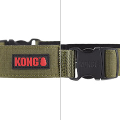 KONG collar con hebilla de metal y anilla en D para sujeción segura