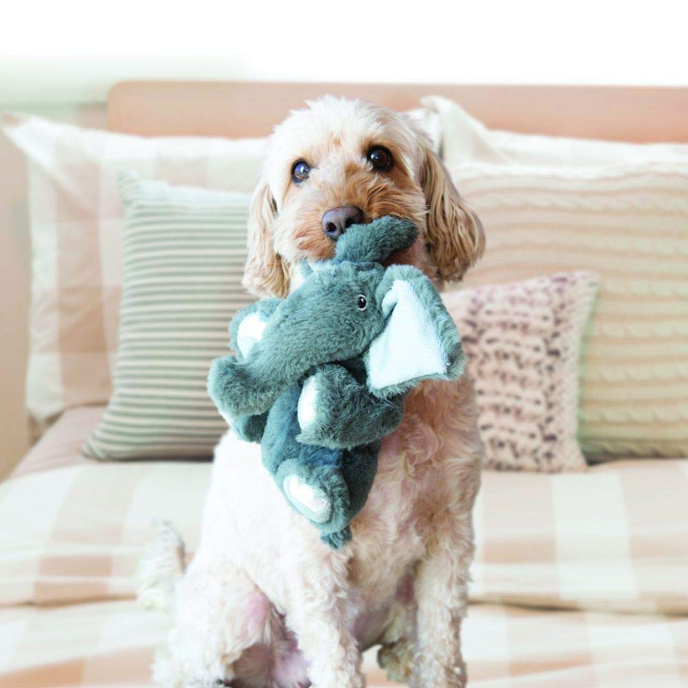 KONG Comfort Kiddos peluche con sonajero removible para momentos de calma y juego.