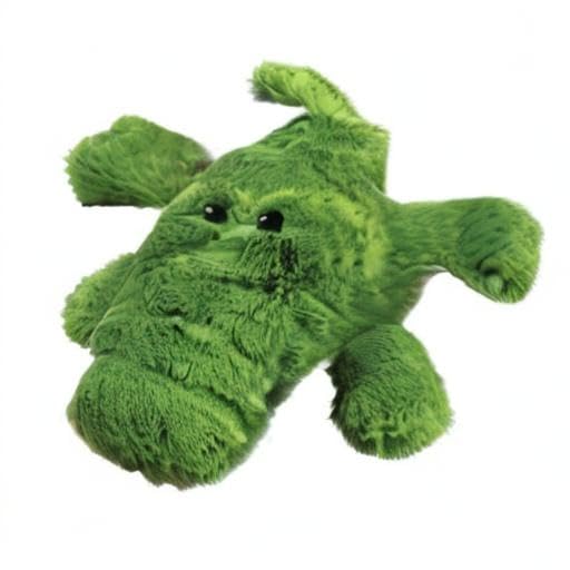 KONG Cozie Ali Alligator, juguete de interior para diversión segura y prolongada.