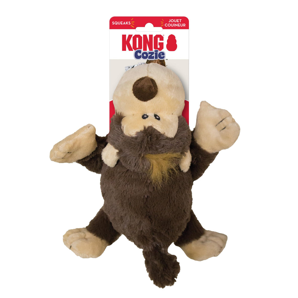 Juguete KONG Cozie para perros medianos con conejo suave para juego interior.