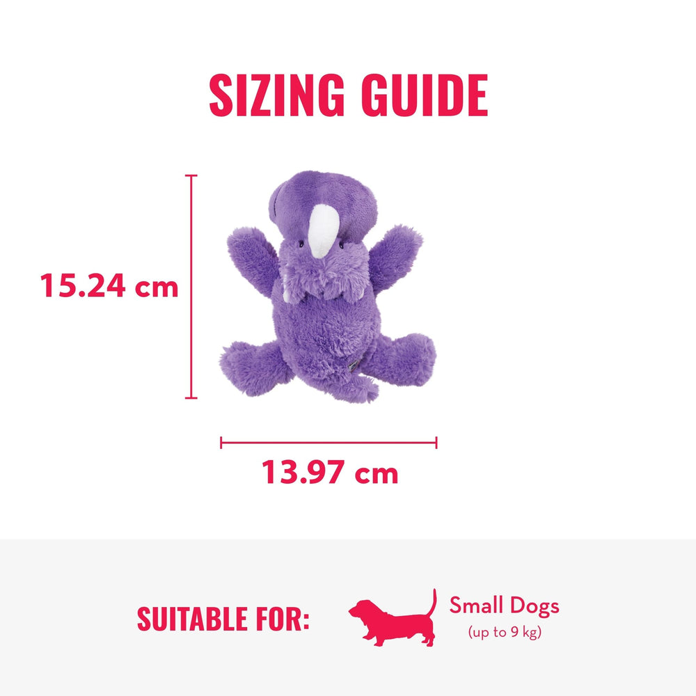 KONG Cozie Rosie Rhino, mordisqueo ligero seguro en sesiones suaves.