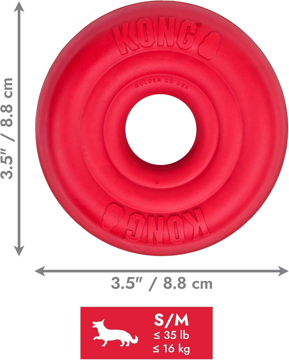 KONG Donut: limpieza dental suave con cada mordida