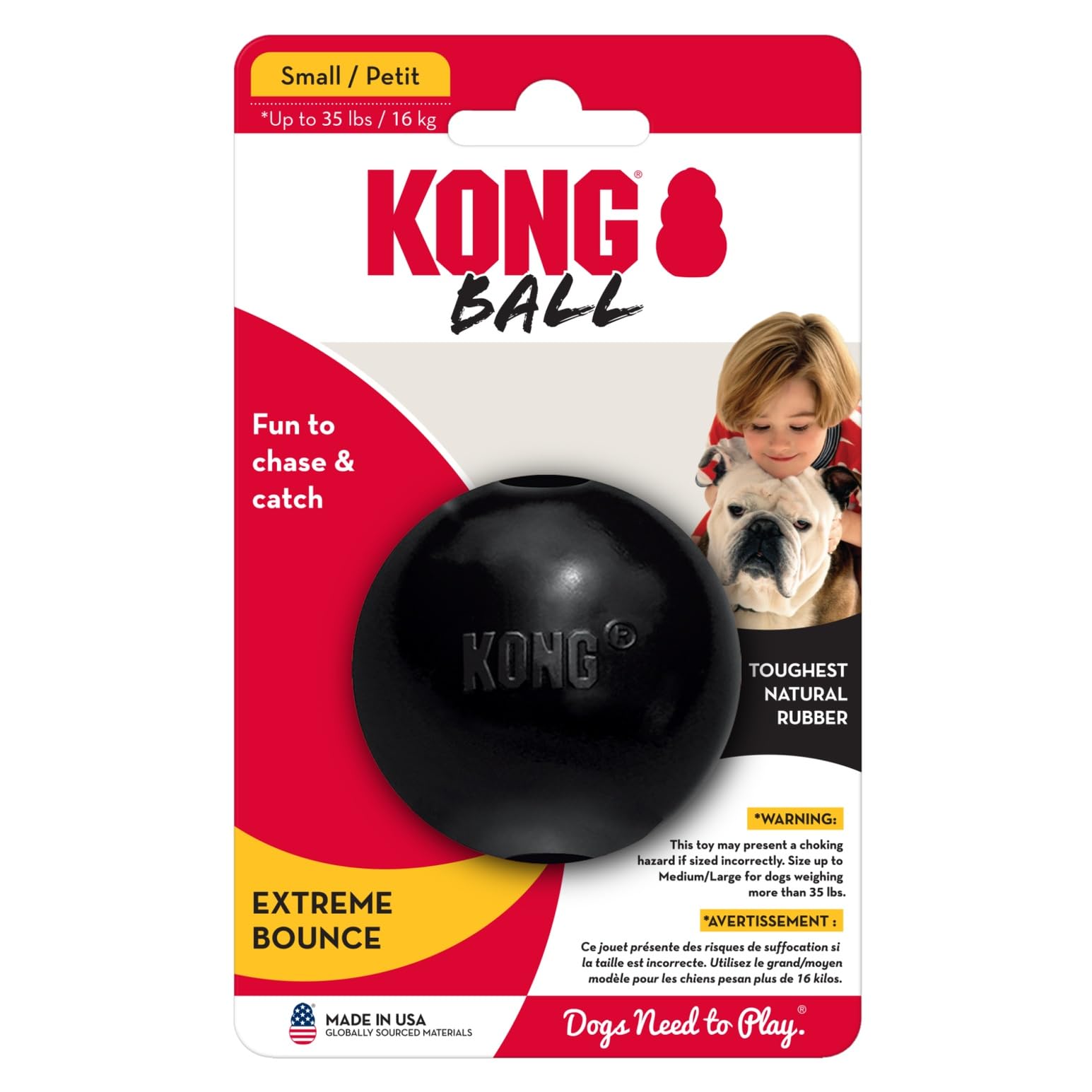 KONG Extreme Ball fomenta actividad física y diversión responsable.