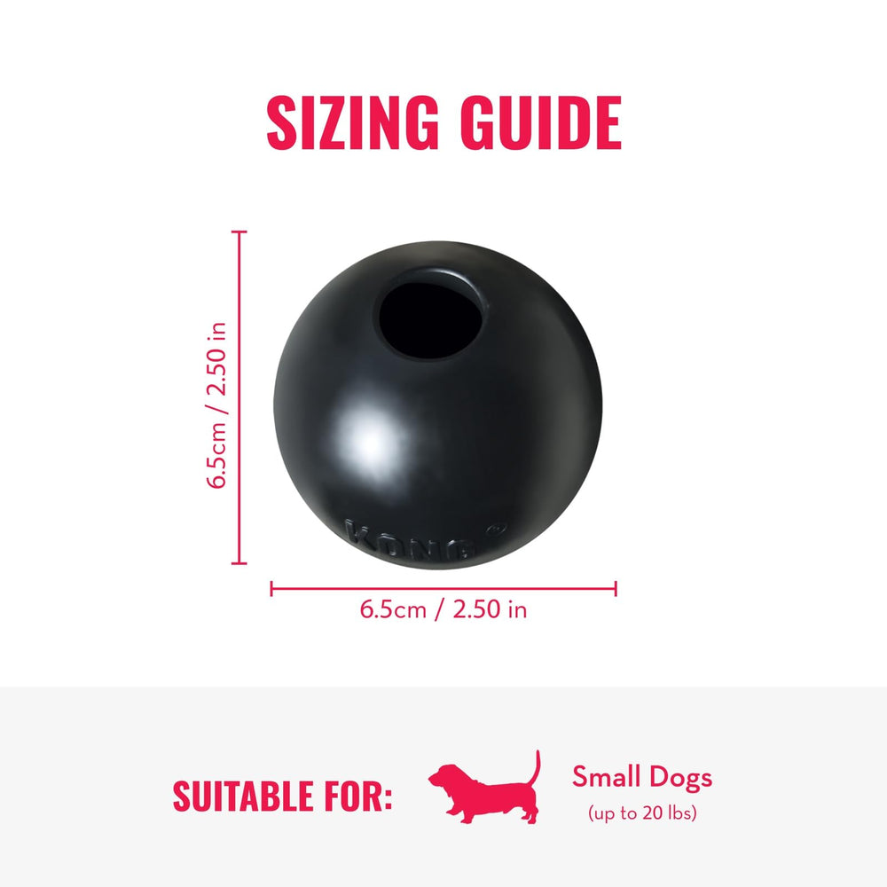 KONG Extreme Ball resistente a perforaciones, perfecta para masticadores controlados.