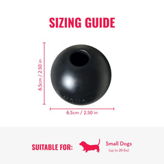 KONG Extreme Ball resistente a perforaciones, perfecta para masticadores controlados.