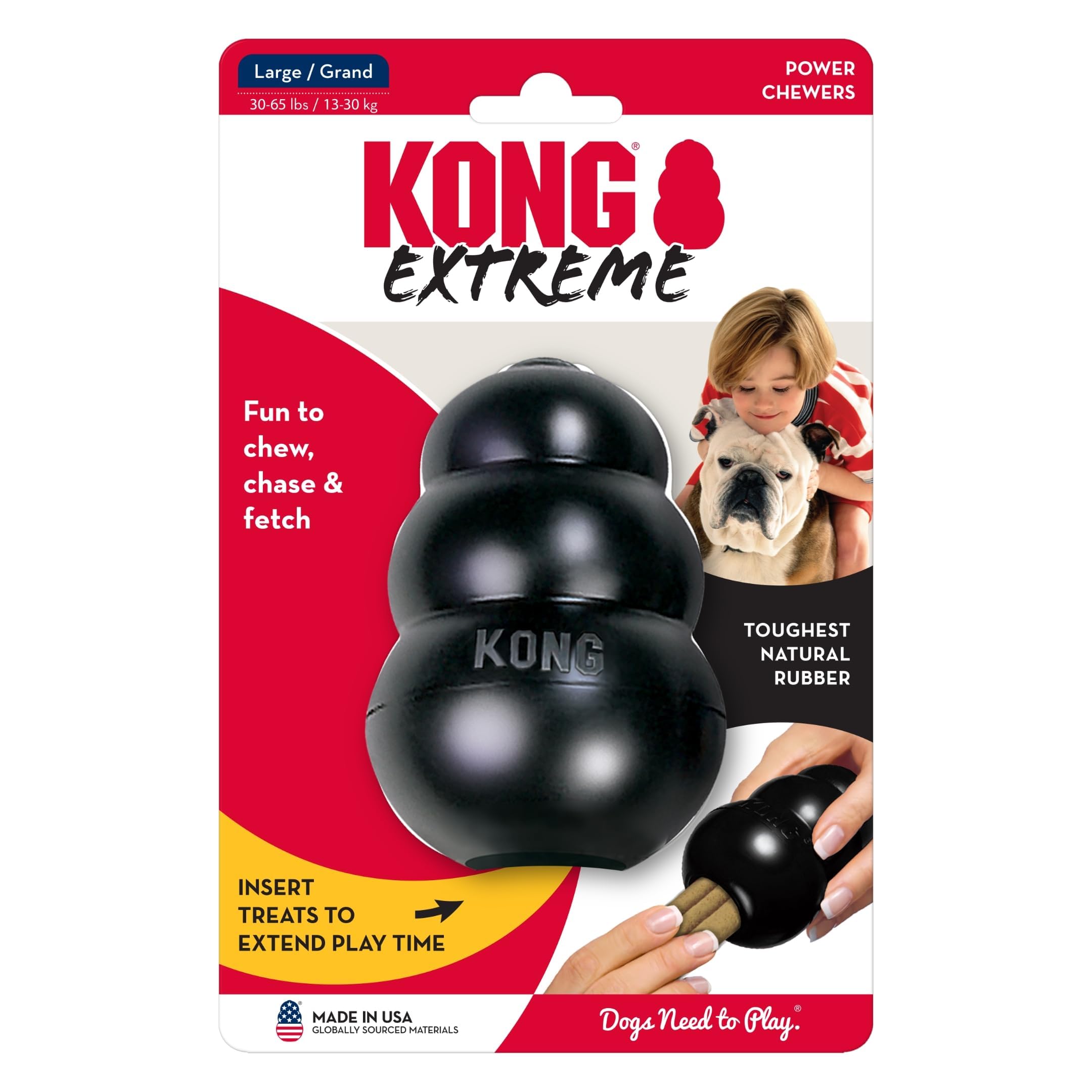 KONG Extreme, hecho en Estados Unidos con materiales de origen global