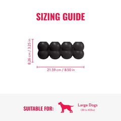 KONG Extreme Goodie Ribbon para perros grandes, ideal para masticación prolongada.