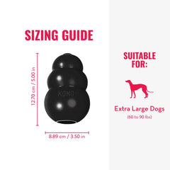 KONG Extreme: goma natural de alta durabilidad para mordedores potentes.