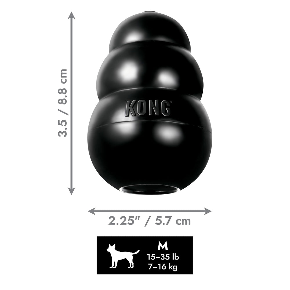 KONG Extreme, mordedor duradero para perros fuertes, promueve juego prolongado