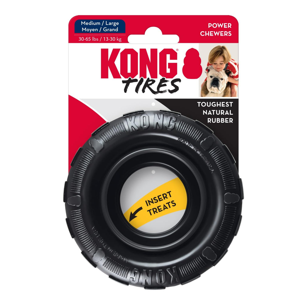 KONG Extreme Tires supervisión para juego seguro.