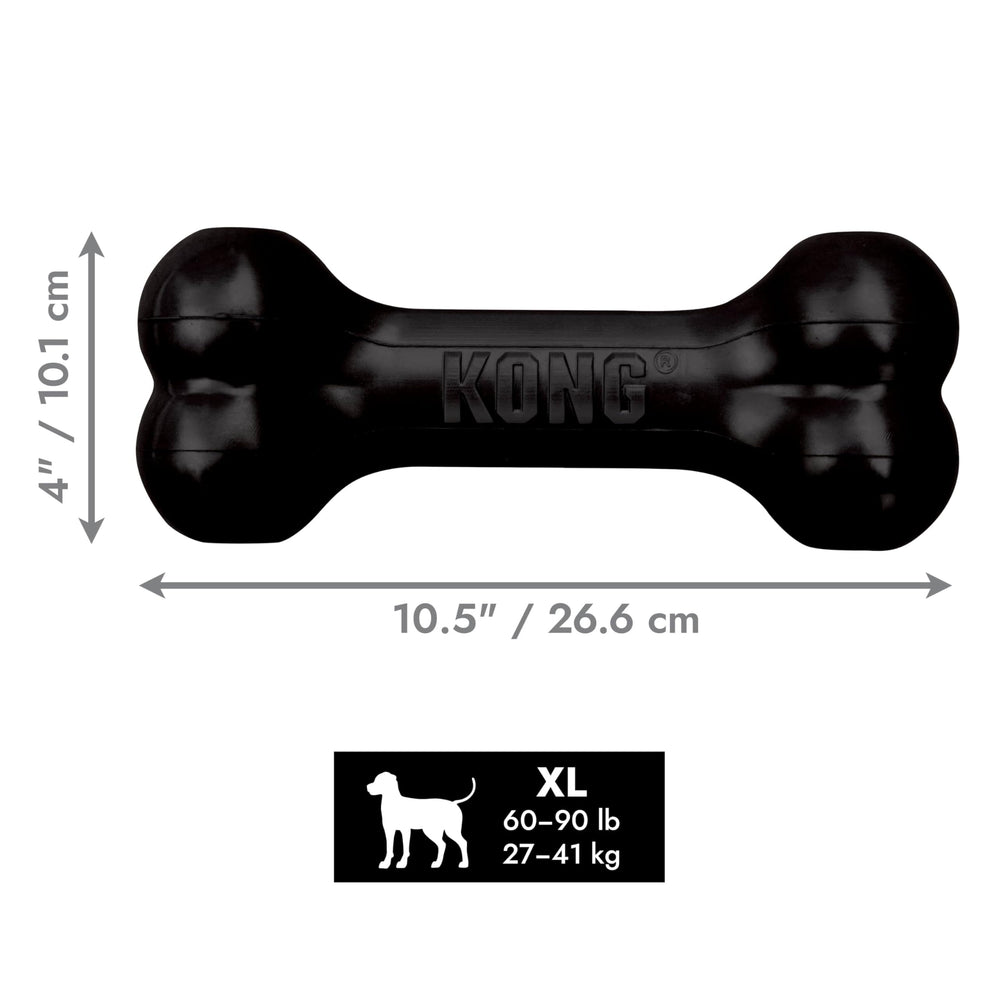 KONG Extreme Goodie Bone apto para uso interior y exterior, fácil de limpiar.