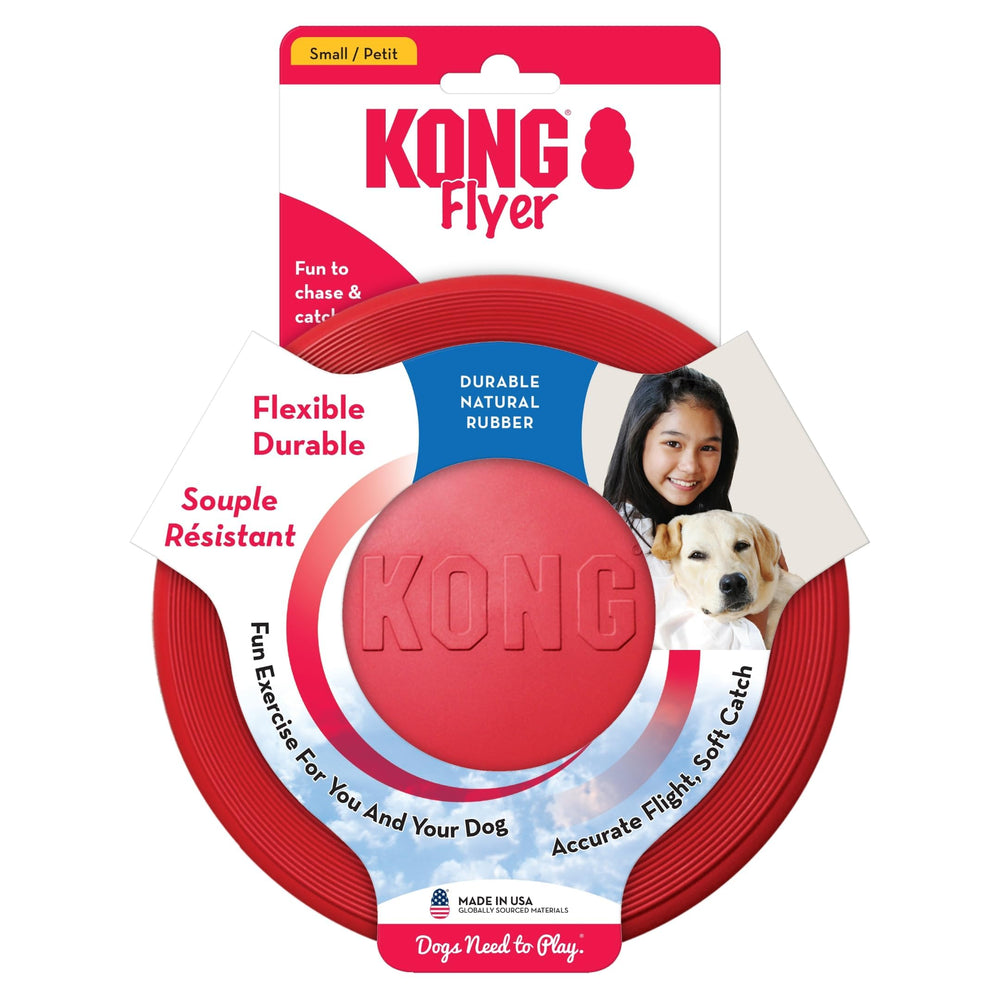 KONG Flyer pack de dos, posibilidad de sesiones de juego continuas.