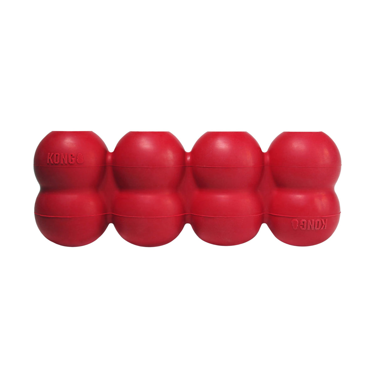 KONG Goodie Ribbon, juguete masticable en forma de hueso para perros grandes, estimula la masticación supervisada