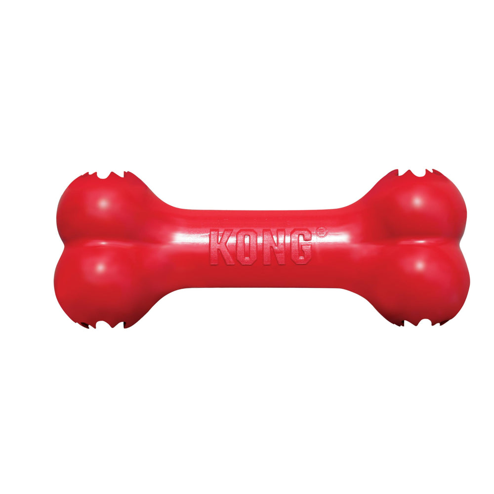 KONG Hueso Goodie rojo agarre resistente para juego interactivo
