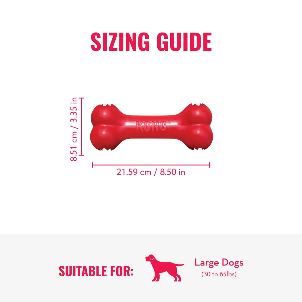 KONG Hueso Goodie rojo ideal para rellenar y desafiar al perro
