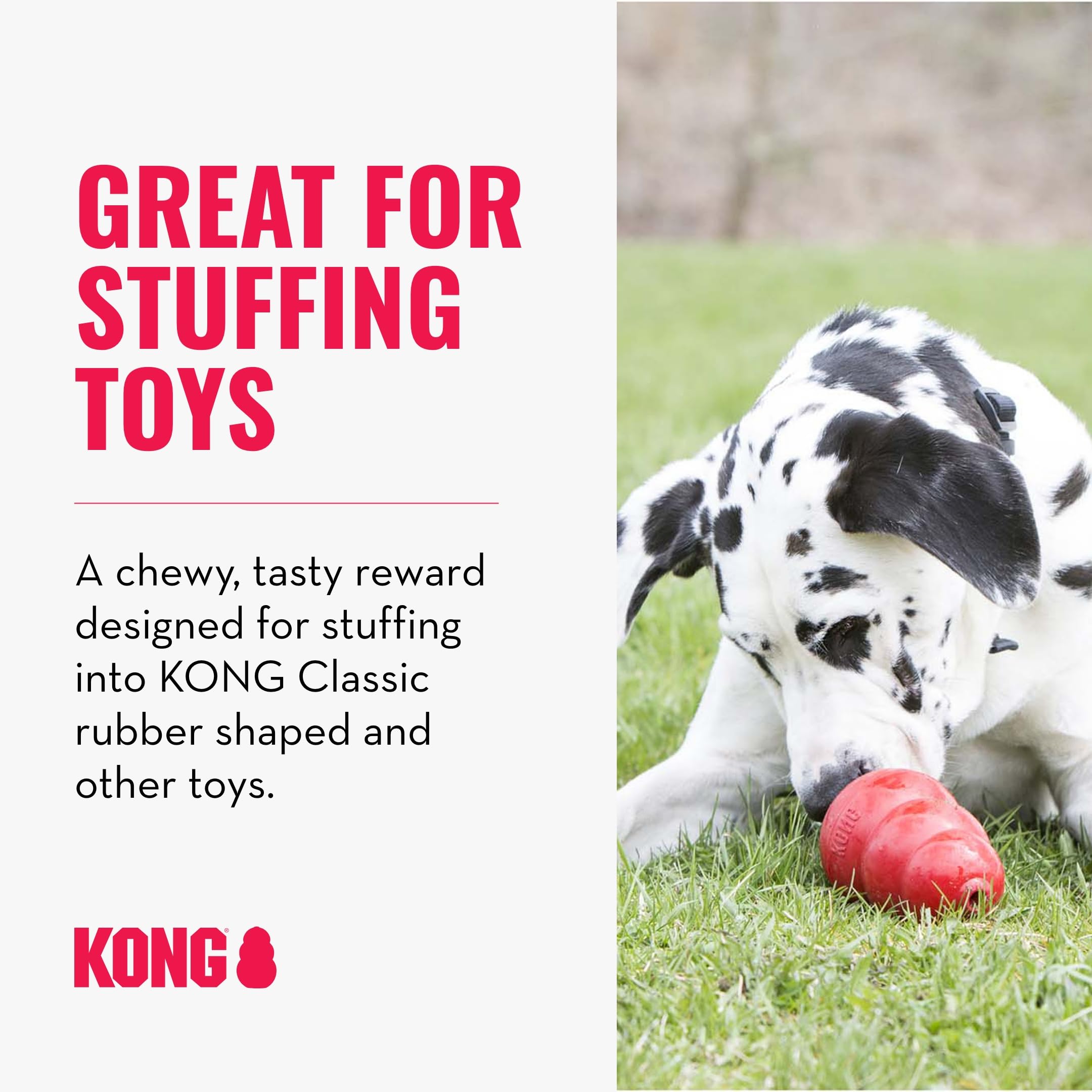 KONG Jerky para rellenar juguetes; estimula la mente y la diversión.