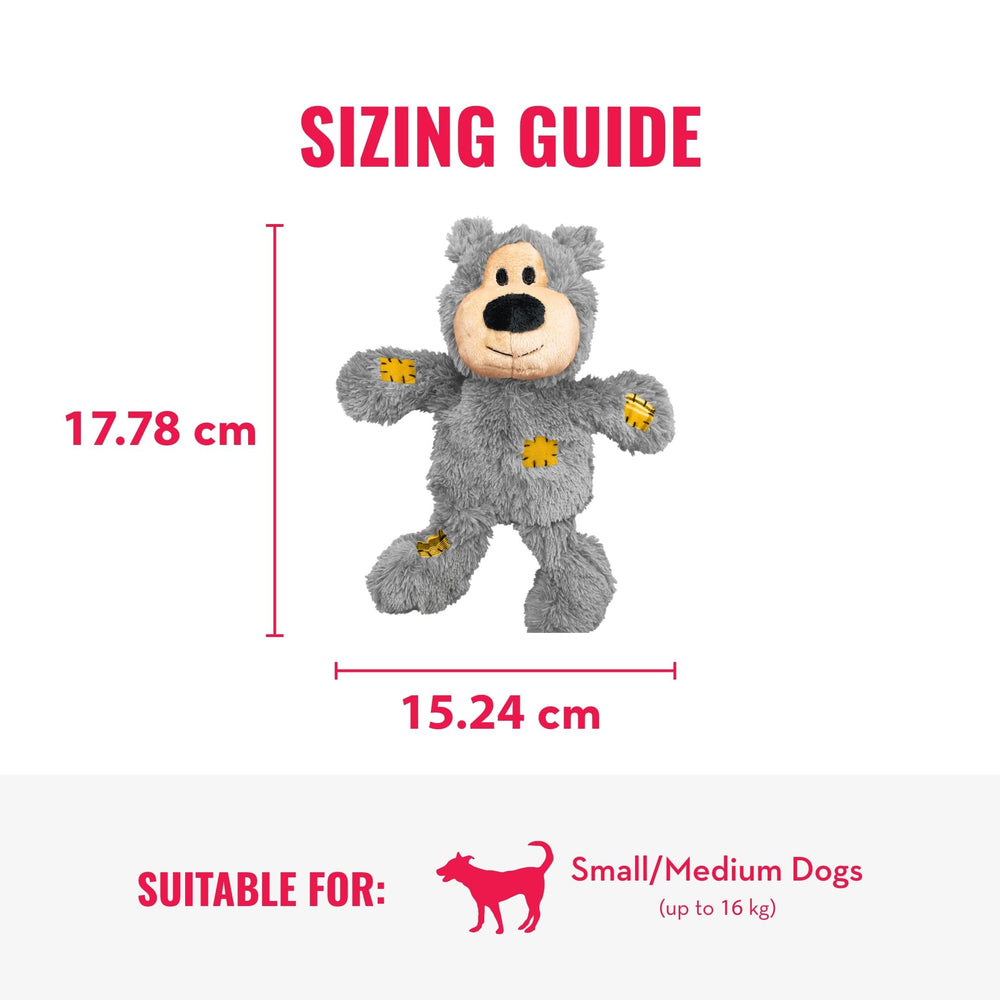 KONG Oso con sonido chirriante para estimular la diversión.