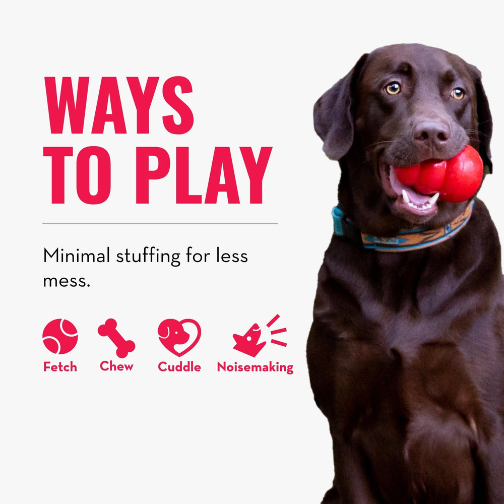 KONG Oso tallas disponibles para perros pequeños y medianos.