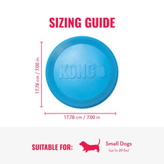 KONG Puppy Flyer para cachorros, fomenta ejercicio activo durante el juego.
