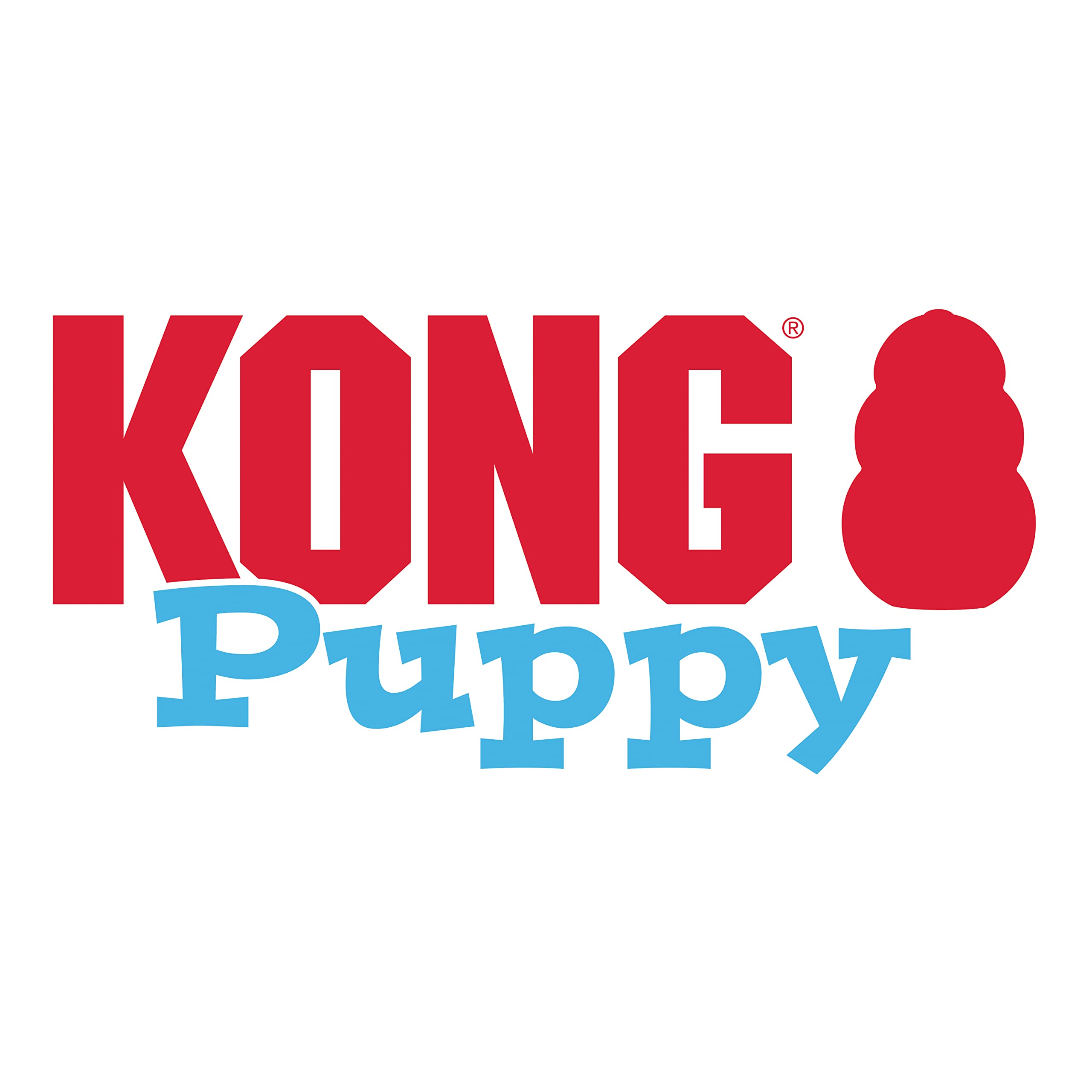 KONG Puppy uso diario rosa para juego, mordisqueo y entrenamiento