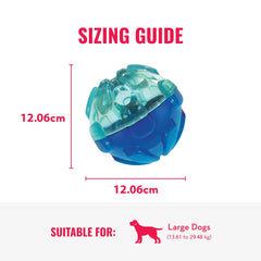 KONG Rewards Ball: diseño con embudo de carga para rellenar fácilmente.