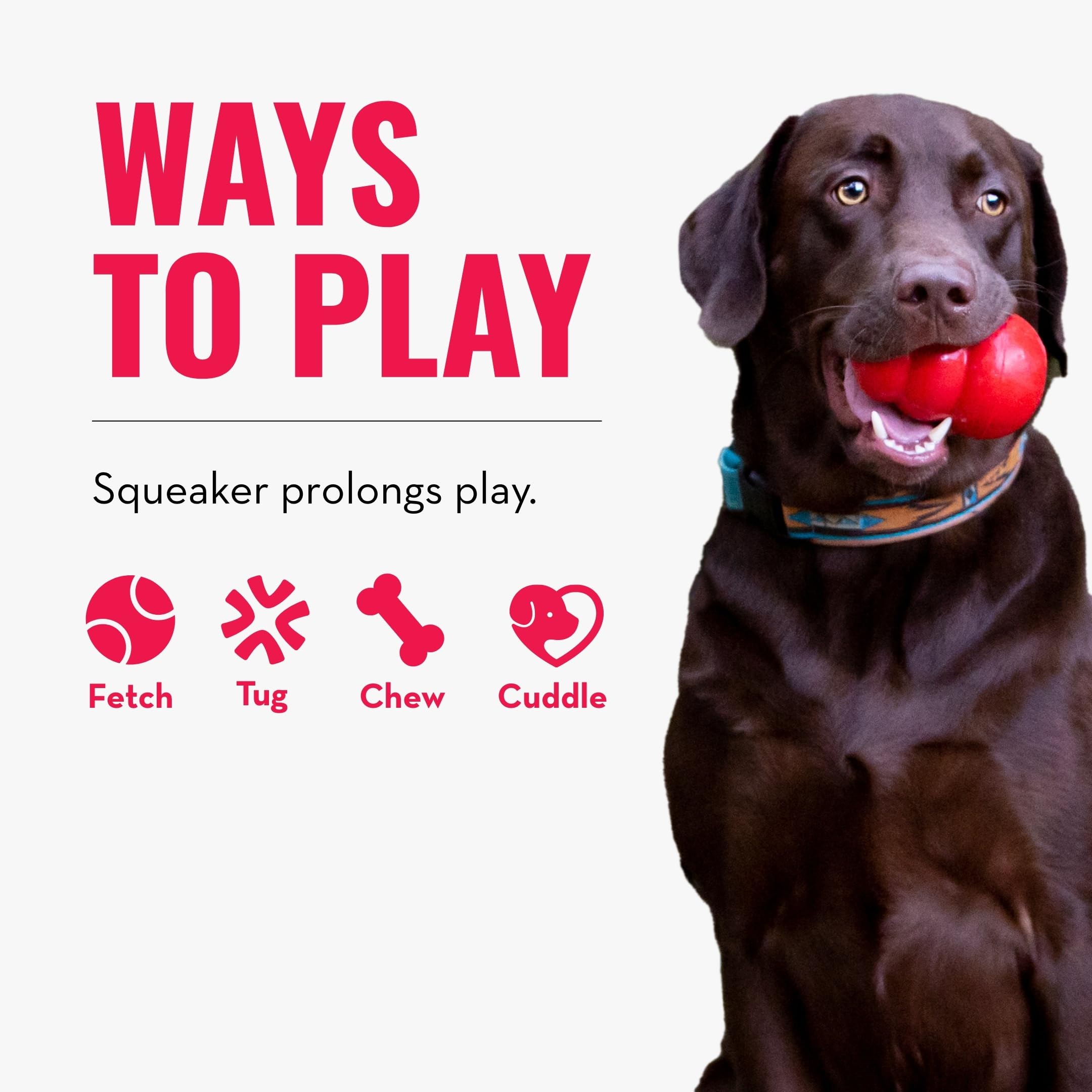 KONG Scrumplez Uso Interior Suave, adecuado para jugar dentro de casa