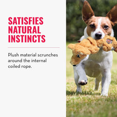 KONG Scrunch Knots Squirrel dos tamaños para perros medianos y grandes