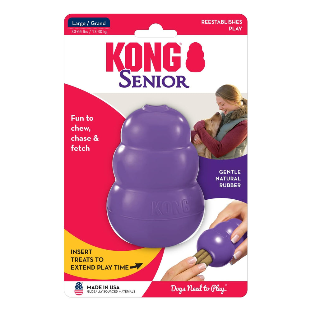 KONG Senior: diseño suave para dientes sensibles y encías.