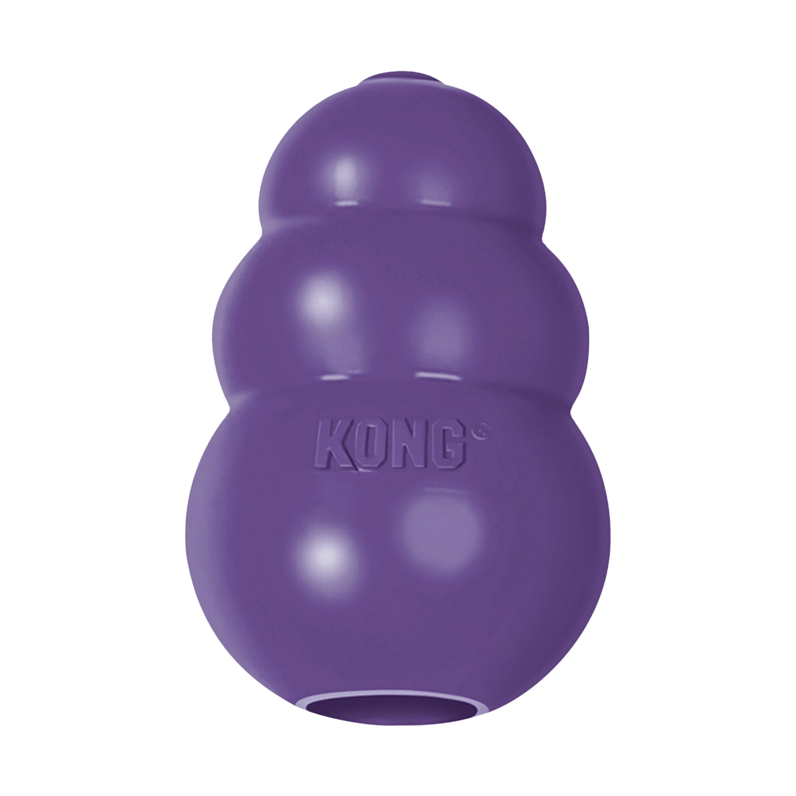 KONG Senior: juguete de goma natural para perros mayores, suave para las encías.