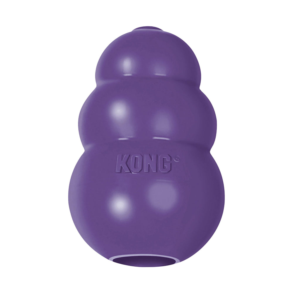 KONG Senior: juguete de goma natural para perros mayores, suave para las encías.