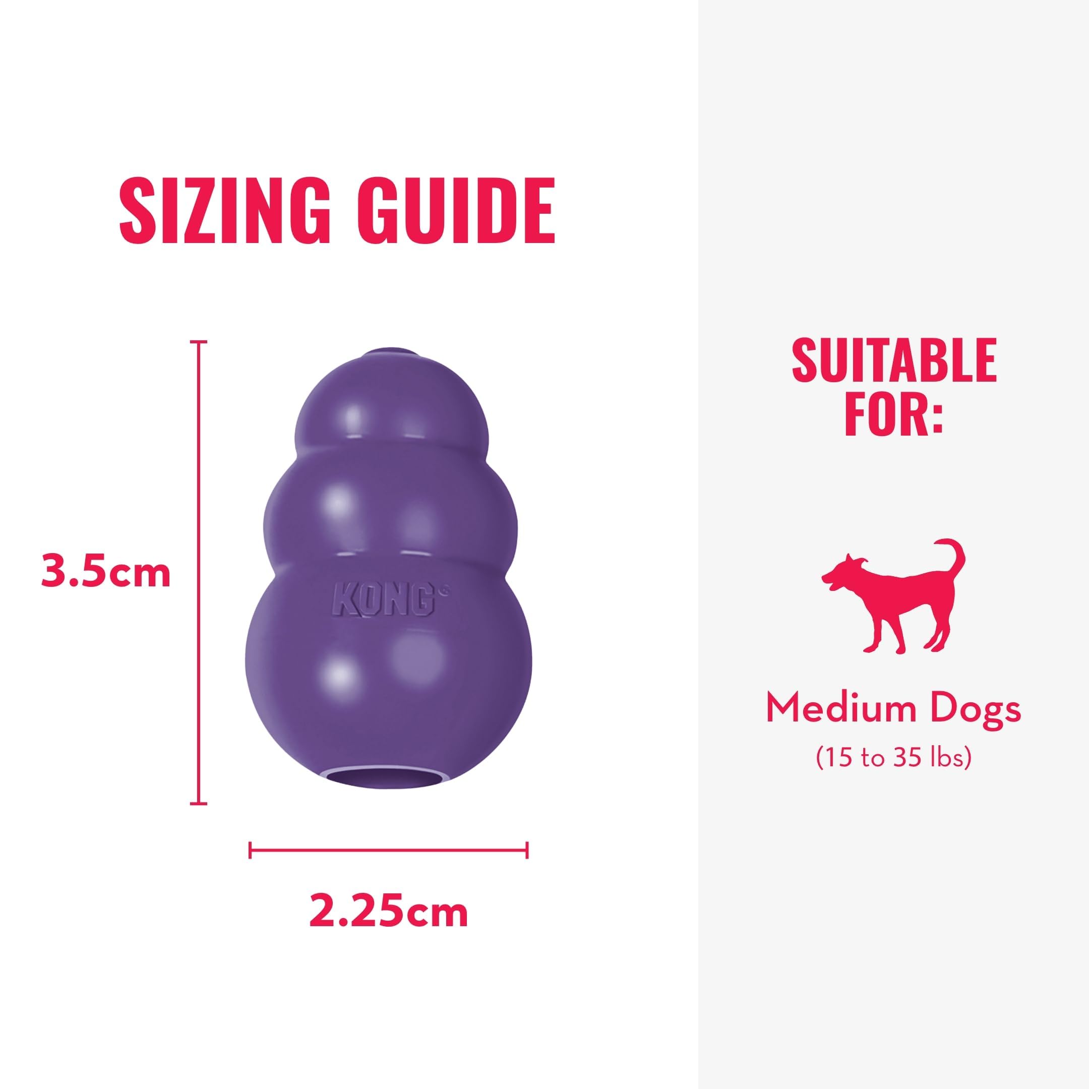KONG Senior: juguete para juego de fetch con textura suave.