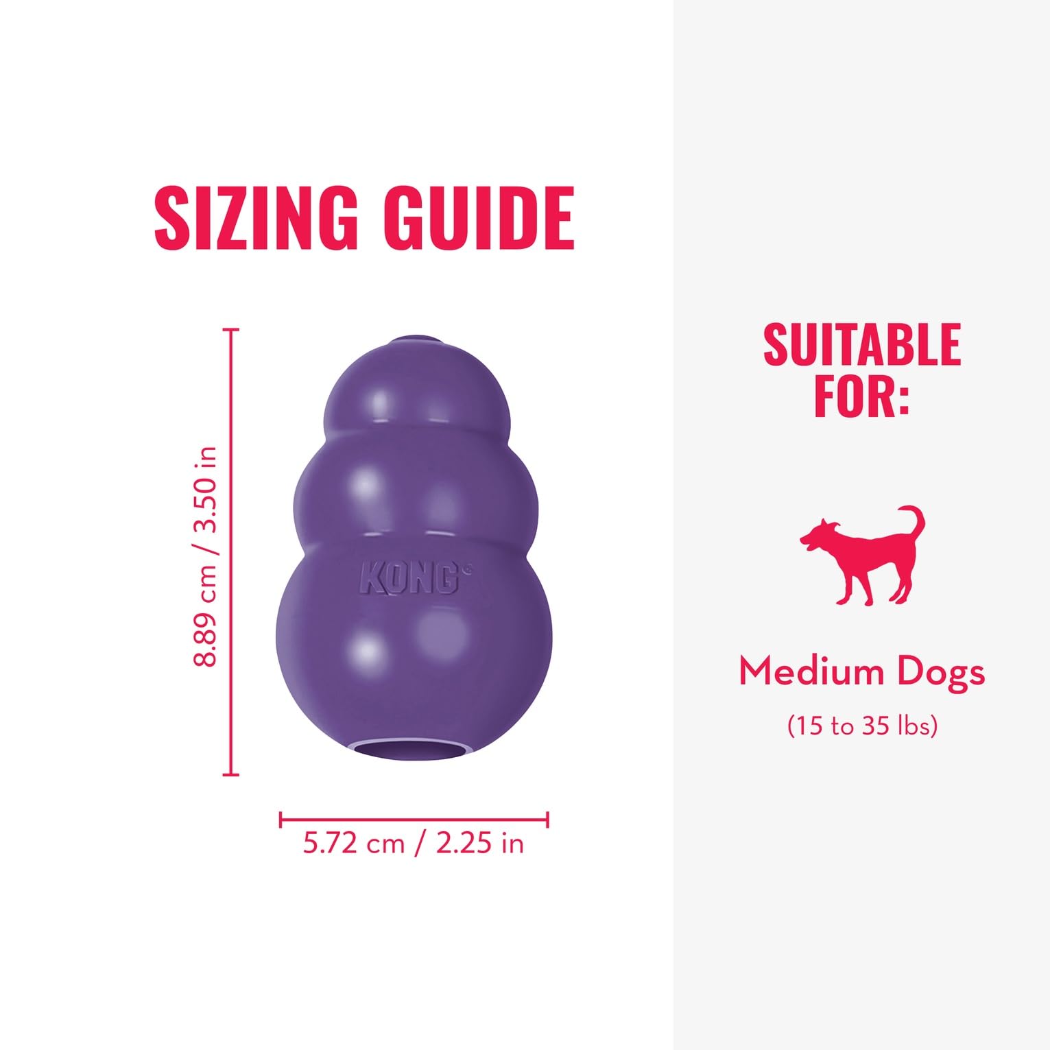 KONG Senior: juguete de interior para jugar y masticar con seguridad.