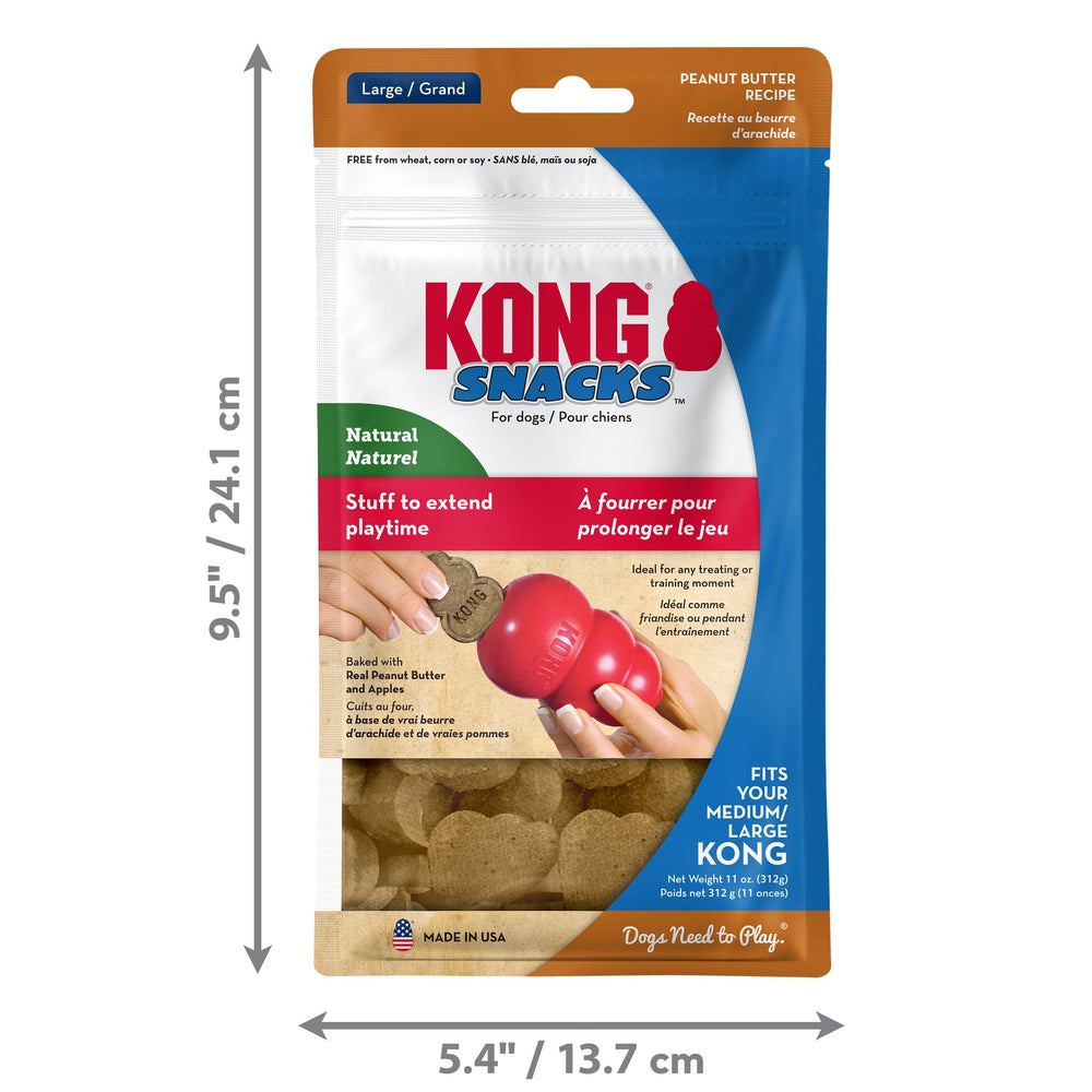 KONG Snacks tocino y queso: recompensa sabrosa para perros activos
