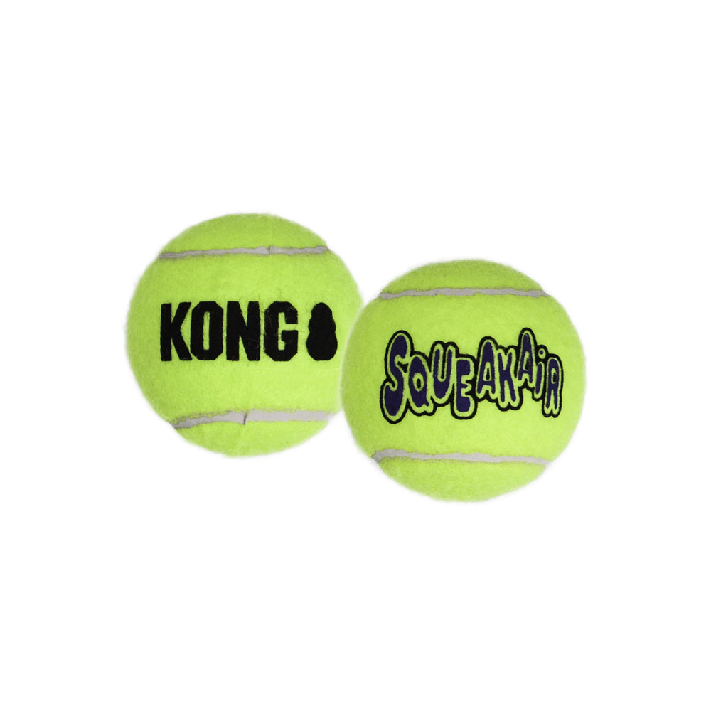 KONG Squeakair Ball: chirrido suave para estimular la curiosidad durante el juego