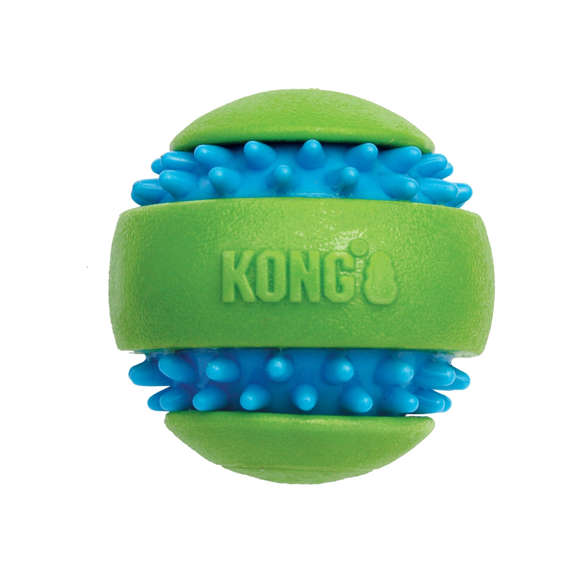KONG Squeezz Goomz Ball Lg con protuberancias para masajear encías durante la masticación