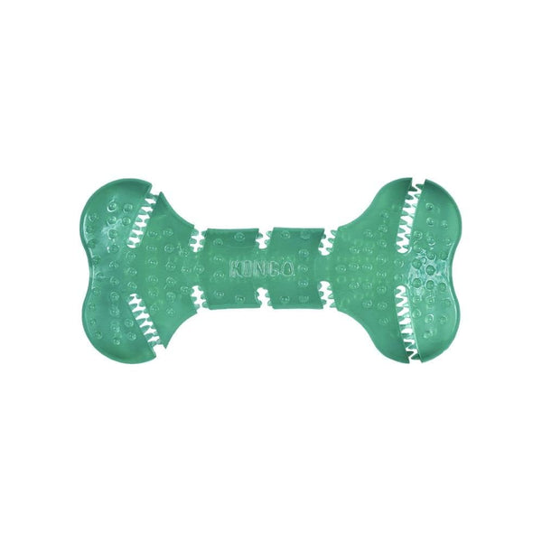 KONG Squeezz, juguete de masticación dental, brinda horas de distracción y relajación.