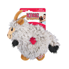 KONG Trekkers Juguete para Perro Cabra con Diseño Ergonómico para Agarre y Lanzamiento