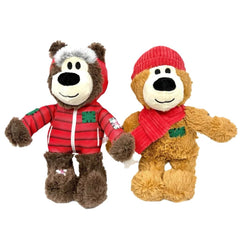 KONG Wild Knots Bear: interior de cuerda anudada para masticación suave y duradera.