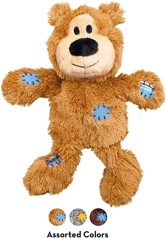 KONG Wild Knots Bears tamaño compacto para razas pequeñas y medianas.