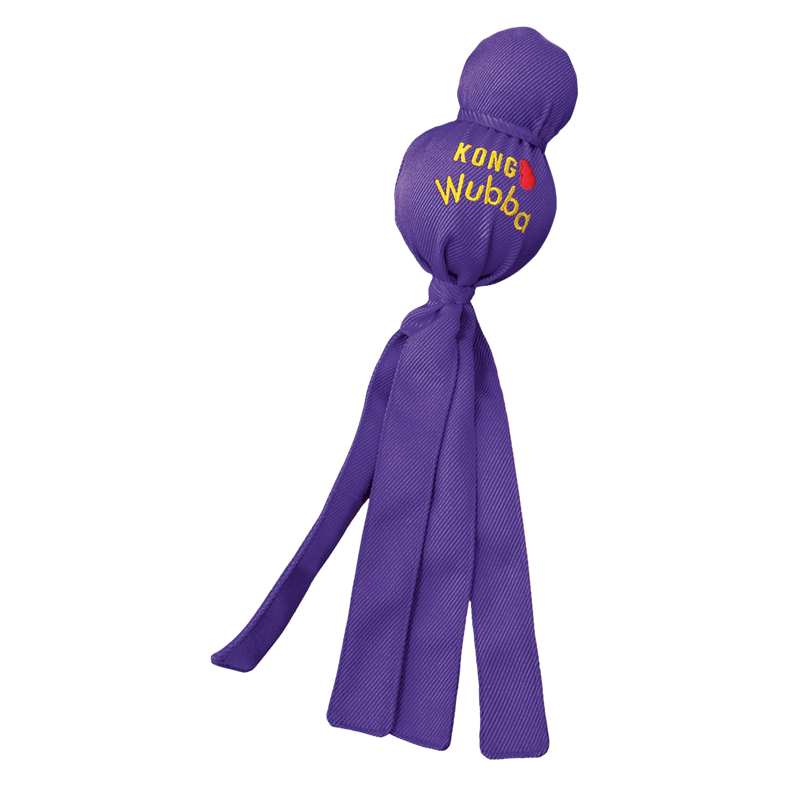 KONG Wubba juguete para perros con colores aleatorios ideal para tirar y buscar