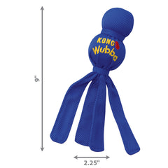 KONG Wubba con squeaker para mayor estimulación durante la diversión