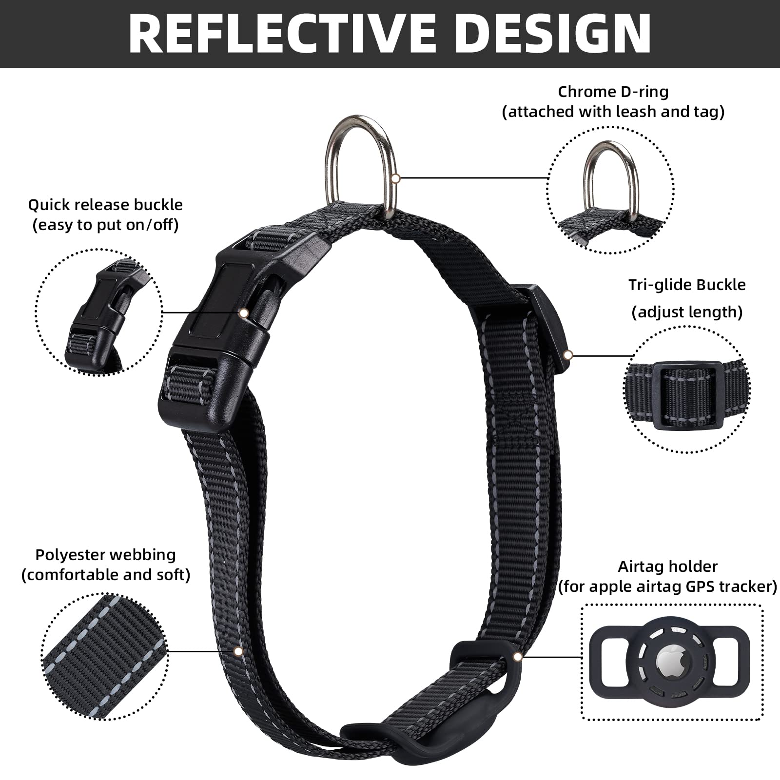 Paseos nocturnos más seguros gracias a la reflectividad del collar Konity.