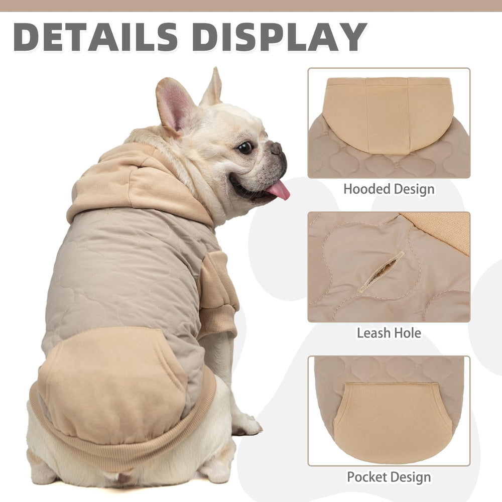 KOOLTAIL abrigo con bolsillo práctico, espacio para bolsas y snacks.