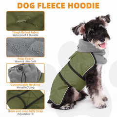 KOOLTAIL orificio de correa incorporado con solapa impermeable para paseos limpios.
