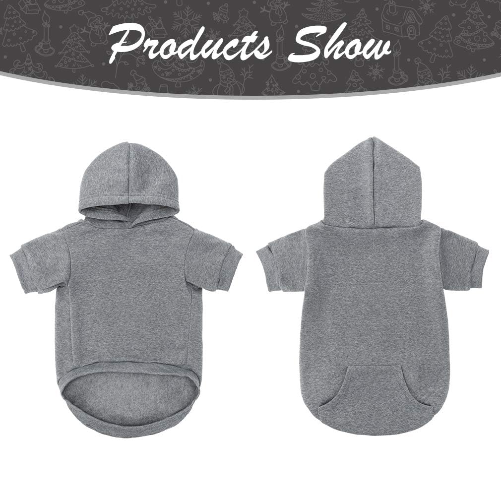 KOOLTAIL Basic Dog Hoodie: apertura para correa y bolsillo práctico