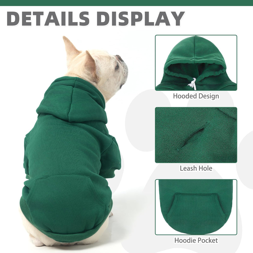 KOOLTAIL sudadera para perros, orificio para correa para paseos seguros.