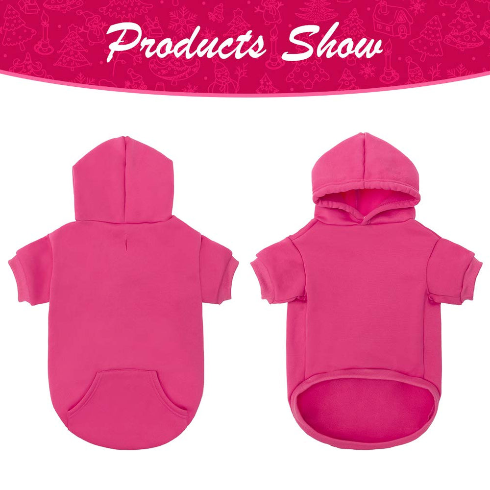 KOOLTAIL Basic perro hoodie bolsillo frontal, práctico para llaves o premios.