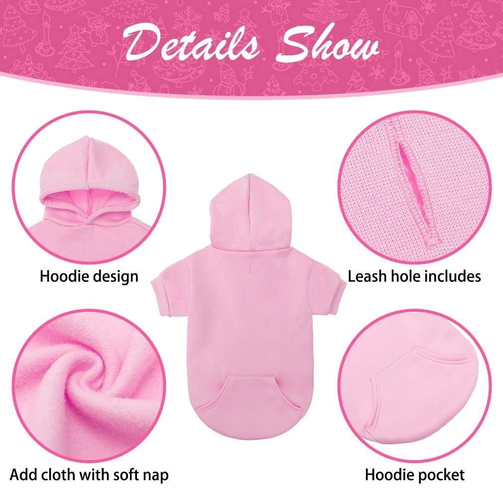 KOOLTAIL sudadera para perro, bolsillo lateral para objetos pequeños