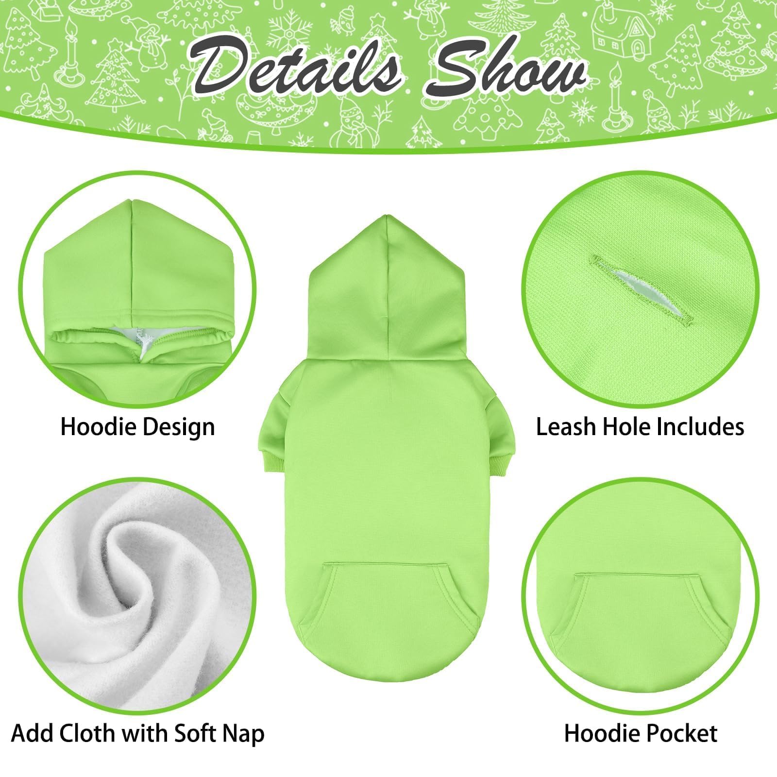 KOOLTAIL sudadera para perros, bolsillo trasero para snacks.