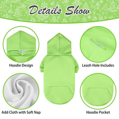 KOOLTAIL sudadera para perros, bolsillo trasero para snacks.